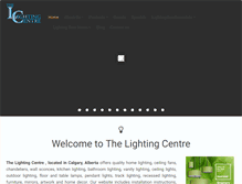 Tablet Screenshot of lightcentre.ca