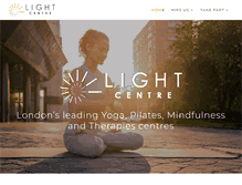 Tablet Screenshot of lightcentre.com